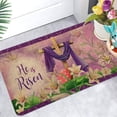 thumbnail image 4 of Qocolhg Easter Welcome Door Mat Bunny/Egg Spring Floor Mat Indoor Outdoor Entrance Bathroom Door Mat Non-Slip Washable Home Party Decorations 35.4x23.6 Inch, Easter Clearance, 4 of 6