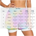 thumbnail image 2 of Mifsaly Womens Athletic Shorts with Liner 2 in 1 Tie-Dye Print Double Layer Running Shorts High Waisted Workout Gym Yoga Biker Shorts Purple,XXL, 2 of 6
