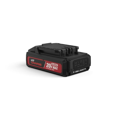 Hyper Tough 20V 2Ah USB A C Battery for Hyper Tough 20V Max Cordless Tools