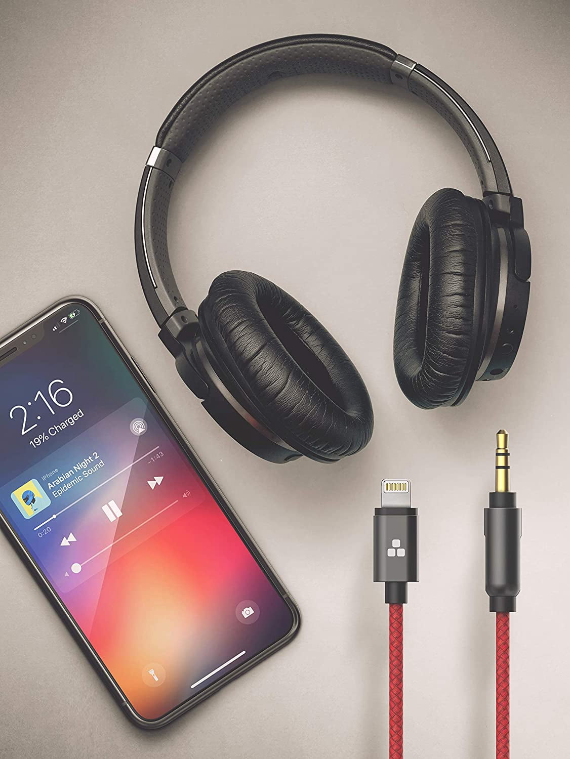 Apple MFI Certified) iPhone Aux 