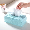 thumbnail image 2 of Elegante funda para caja de pañuelos con puerto de extracción de papel ensanchado, perfecta para decorar tocadores y mejorar el baño, 2 of 5