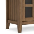 thumbnail image 5 of Simpli Home Acadian 60 inch Wide Solid Wood TV Stand in Rustic Natural Aged Brown For TVs up to 65 inches, 5 of 10
