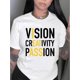 thumbnail image 1 of Women's Casual Letter Print T-Shirt - Comfy Crew Neck Short Sleeve, Stretchy Polyester Blend, Machine Washable - Perfect for Summer & Casual Attire, 1 of 6