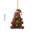 thumbnail image 3 of Supbessel Grinch Christmas Decorations Christmas Decorations - Initial Green Surname Pendant Decoration Hanging Decoration Suitable For Christmas Tree Car Backpack, 3 of 5