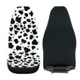 thumbnail image 4 of ZIATUBLE Cow Print Car Seat Covers Anti-Scratch Front Seat Cover Saddle Blanket Set of 2 Auto Interior Accessories Polyester Covers Front Seats Only Universal Fit for SUV Sedan Van, 4 of 7