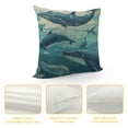 Creowell Fish Pillows Nature Nautical Ocean Sea Seaweed Coral Whale