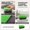 Green, variant on Car Polishing Wax Sponge Block, Blue Soft Microfiber Square Sponge Pad, 1 Pack Dual Color Car Cleaning Applicator, for Auto Detailing Paint Coating Sealant Waxing Polishing Scrubbing at Home or Auto