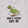 thumbnail image 4 of Inktastic Mimi and PopPop Love Me Dinosaur Boys Baby T-Shirt, 4 of 5