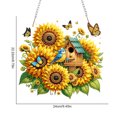 thumbnail image 3 of Diy Art Pendse Kit Rhinestone Pendants 5D Pintura Dots Acrílico Forma Especial Corazón para La Ventana Del Jardín, 3 of 9
