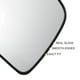 thumbnail image 4 of Reemplazo de vidrio de espejo retrovisor derecho para KIA Soul, vidrio blanco no calefaccionado con respaldo, 4 of 6
