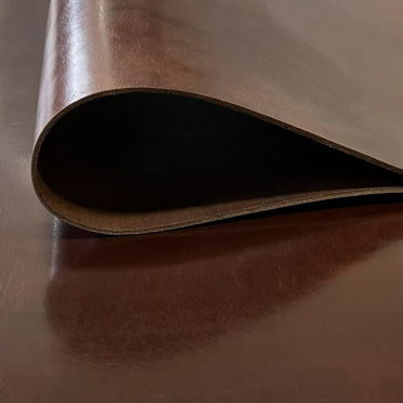Cognac - Water Buffalo Single Bend Vegetable Tanned Full Grain Waxy 8/9 ounce