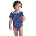 thumbnail image 3 of Balery Chicken and Rooster Pattern Baby Climbing Clothes Infant Bodysuit Cute Infant Bodysuit Baby Romper-18 Months, 3 of 7