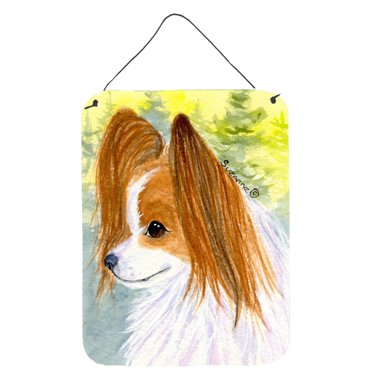 Caroline's Treasures SS1025DS1216 Papillon Wall or Door Hanging Prints, 12x16, multicolor