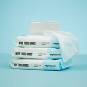 MightyGood. 40 Count Wipe Those Hands Antibacterial Wipes, Fragrance and Alcohol Free (1 Pack) MGSWTH40CT16
