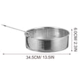 thumbnail image 3 of Kitchen Steaming Tray Cooker Steamer Basket Cooker Pot Steaming Basket Stainless Steel Steamer, 3 of 5
