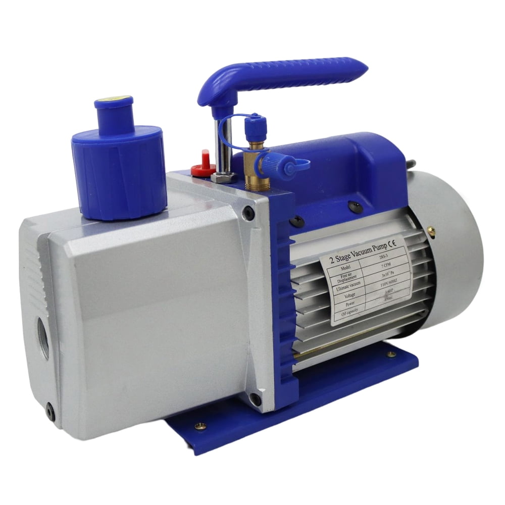 Vacuum Pump 7CFM Rotary Vane Vacuum Pump Dual-Stage Vacuum Pump with Five-Layer Filtration