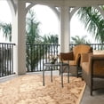 thumbnail image 3 of Safavieh Courtyard Jessie Damask Indoor/Outdoor Area Rug, Brown/Natural, 8' x 11', 3 of 9