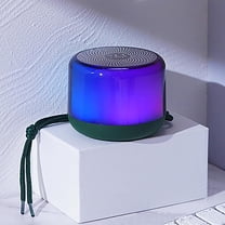 Nkmbld Home Audio Subwoofers TG363 Wireless Bluetooth Speaker Desktop Cool Portable Portable Mini Subwoofer Small Audio Speaker, Father's Day Gifts, Green