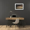 thumbnail image 3 of Wride, Linda 24x17 White Modern Wood Framed Museum Art Print Titled - Evening-Tyne Bridges, 3 of 4