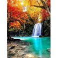 thumbnail image 1 of 30 × 40 Pintura de diamante que fluye transparente (30 * 40, 1 pieza) Pintura de diamante Kit completo de pintura de diamante bordado en cuentas Diamante para pegar Accesorios de paisaje Lienzo Pintur, 1 of 5