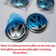 thumbnail image 3 of 56/65/66MM Original Car Styling Wheel Center Hub Cap Cover For VW R GTI LOGO Badge Auto Hubcap Modification Accessory 6N0 601171 VW-56MM, 3 of 6