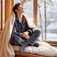 thumbnail image 3 of KOITHOT 6 Pack Men Fuzzy Socks Warm Winter Soft Fluffy Cozy Slipper Fleece Socks for Men, 3 of 8