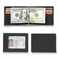 thumbnail image 3 of RFID Men's Leather Slim Bifold Money Clip Wallet Front Pocket Credit Card Holder, 3 of 4