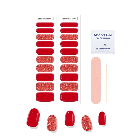 Solid Color Full Paste Waterproof Manicure
