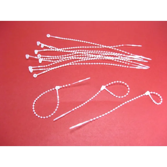 1000 Pcs Adjustable 5" Plastic Tags Ties Snap Lock Fasteners No Tag Gun Needed
