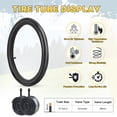 thumbnail image 3 of Zukka 27.5x2.2 Inch Mountain Bike Tire with Inner Tube - Foldable, Puncture Resistant, All Terrain MTB Replacement Tire for E-Bike Off-Road Cycling, 3 of 8