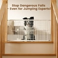 thumbnail image 6 of Adjustable Dog Gate - 13-22 Inch Height, 18-43 Inch Width Extension - No Drill Pet Gate for Doorways, Stairs, Puppies - Heavy Duty Metal Safety Gate, 6 of 6