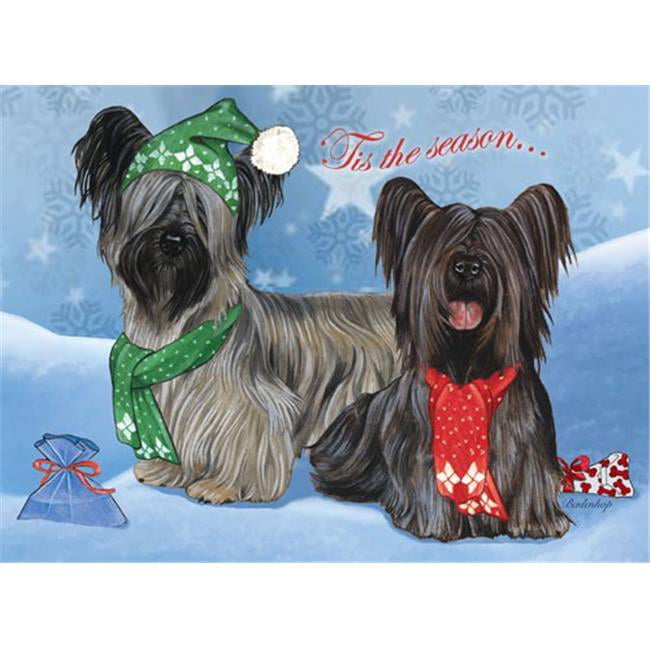 Pipsqueak Productions C729 Skye Terrier Christmas Boxed ...