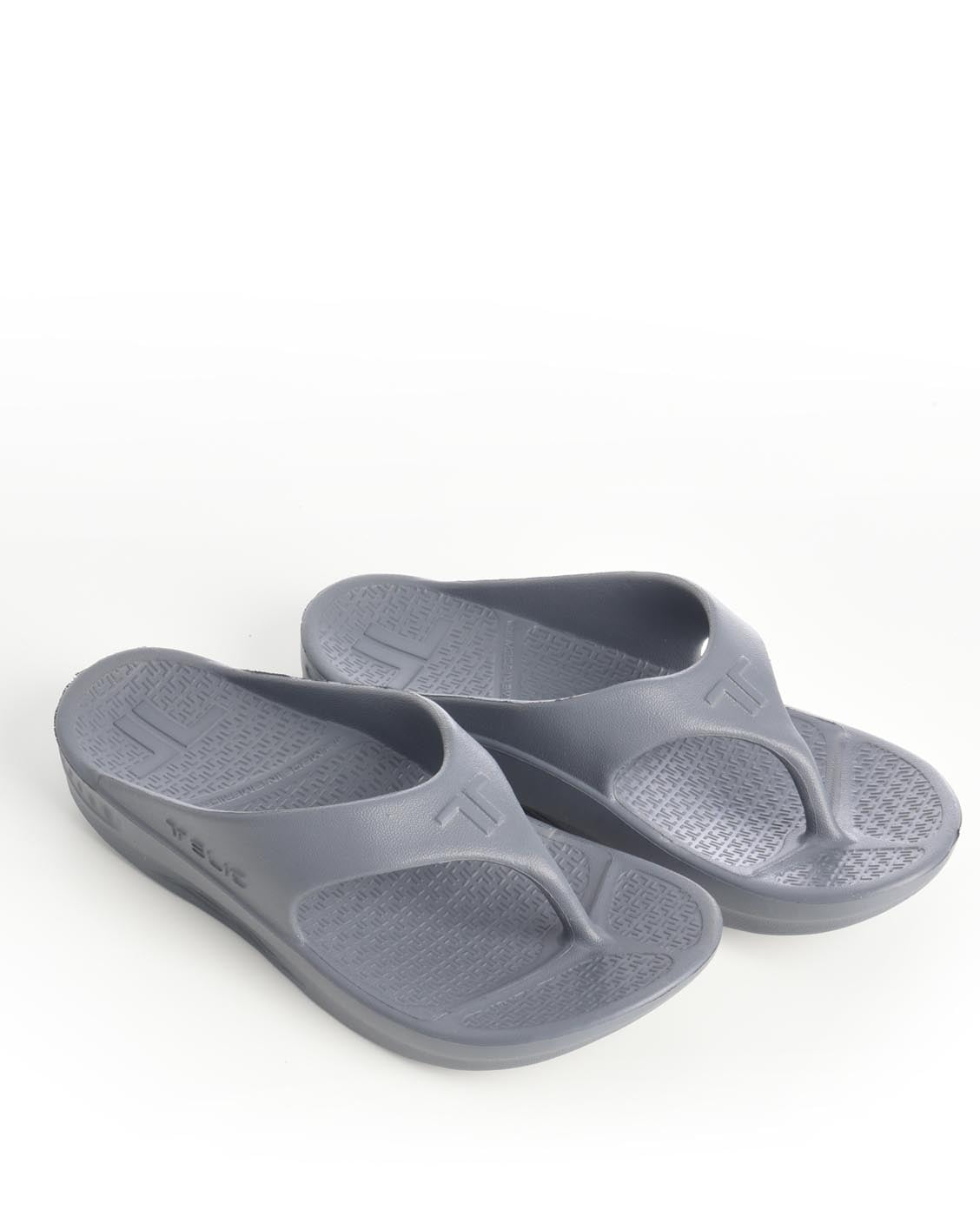 Telic Flip Flop Arch Supportive Recovery Sandal - Unisex - Gray Women's ...