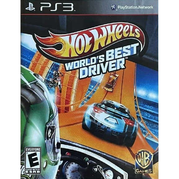 Hot Wheels World's Best Driver (Playstation 3, 2004) Racing Game