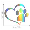thumbnail image 3 of Etiqueta Engomada Universal Del Corazón De La Pata Del Gato Del Coche Etiqueta Engomada Impermeable Del Corazón De La Huella Del Coche Etiqueta Engomada Decorativa Del Corazón De La Pata Del Animal Cateissary VI002916-00, 3 of 6