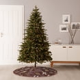 thumbnail image 6 of Sikiie Coffee and Flowers Nativity Christmas Tree Skirt, Jesus Christian Winter Holiday Tree Mat Decoration(30-48IN)48", 6 of 6
