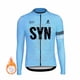 thumbnail image 4 of SYN Chaqueta de ciclismo de invierno para hombre, ropa de ciclismo de montaña, ropa térmica de polar, maillot largo de ciclismo, 4 of 5