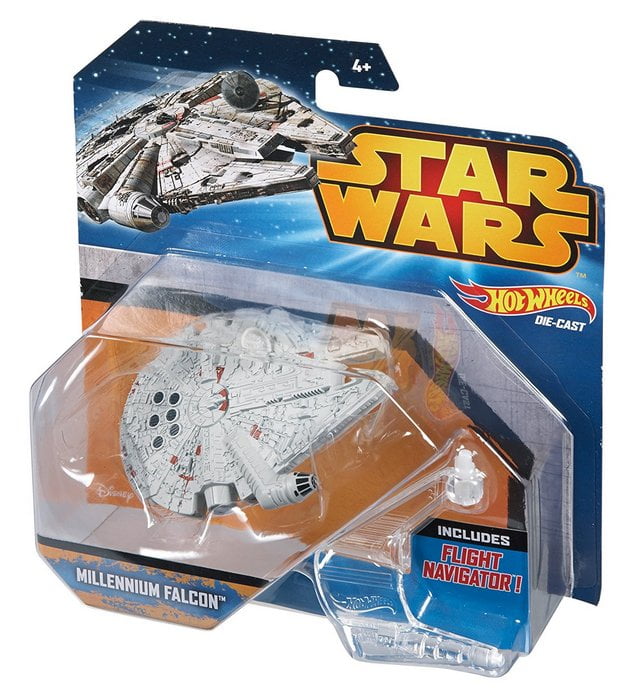 Hot Wheels Star Wars Starship Millenium Falcon Spaceship Vehicle hot-wheels-star-wars-starship-millenium-falcon-spaceship-vehicle
