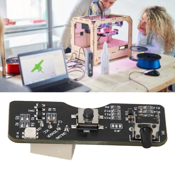 Módulo De Rotación De Material, Pantalla De Estado De Luz Función De Retorno Kit De Sensor De Detección De Agotamiento De Filamento Fácil De Instalar Para Reemplazo