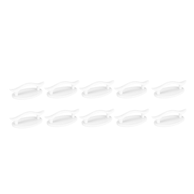 10Pcs Poignée de Porte Auto-Adhésive Tiroir Simple Tire pour la Fenêtre de la Garde-Robe du Bureau à la Maison Petite Armoire Matériel