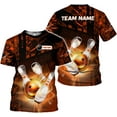 thumbnail image 4 of Personalized Name Bowling Shirts for Men and Women 3D, Bowling Shirts for Team Bowling, Bowling Shirts Gift (Yellow, 5XL), 4 of 10