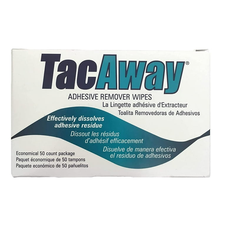 TacAway Adhesive Remover Wipes – 50 Count
