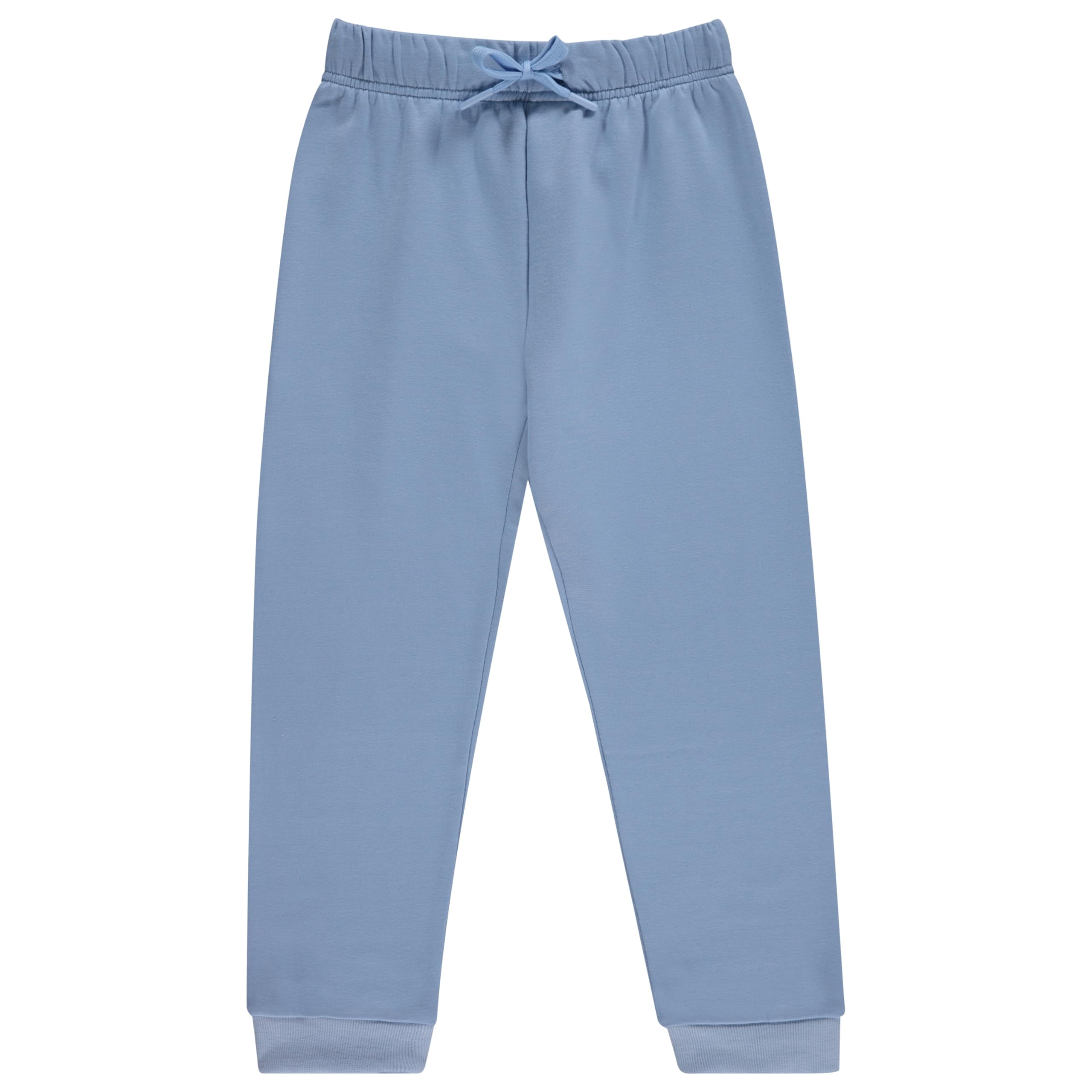 BTween Kids Girl's Fashion Stretch Waist Ultra Soft Jogger Pants Set - 3 Pack Bundle, RASPB,7/8