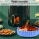thumbnail image 3 of Freidora de aire Billuyoard resistente al calor olla de silicona con asa, 3 of 6