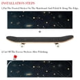 thumbnail image 2 of Constellation Skateboard Stickers Pack of Two - Emery Surface, PVC Back, 8.8x32.6in/22.4x83 cm - Skateboard Accessories, 2 of 5