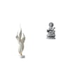 thumbnail image 1 of Figura decorativa,Escultura de plumas para escritorio,oficina,decoración del hogar,Figura decorativa de escritorio para decoración de mesa del hogar,Estatua de Guan Yin,Estatua de Guan Yin, 1 of 8