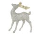 thumbnail image 2 of Adornos navideños de reno con purpurina | Juego de 2 accesorios para fotos colgantes | Decoración navideña para fiestas en casa, oficina y habitación infantil | Decoración festiva de mesa, 2 of 3