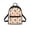 Capybara Reading Books Pattern, variant on HELLHERO Halloween Pumpkin Print Mini Backpack, Waterproof Polyester Back Pack for Hiking Outdoor, Adjustable Strap Travel Shoulder Bags