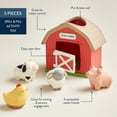thumbnail image 4 of Itzy Ritzy Itzy Play Farm Stacking and Nesting Toy for Infants, 6+ Months, 4 of 5