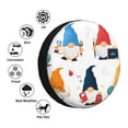 thumbnail image 4 of Naloa School Cute Gnomes PVC Leather Spare Tire Wheel Cover Spare Tire Cover, for Car Truck SUV Camper Trailer Universal Fit(14-17in)-16 inch, 4 of 6